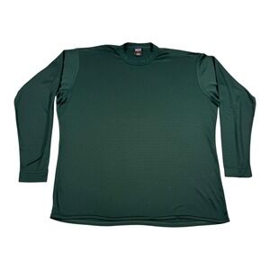 Vtg 90's Patagonia Capilene Shirt Mens XL Green Crew Long Sleeve Base Layer USA
